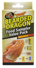 Zoo Med Bearded Dragon Food Sampler Value Pack Display 1ea