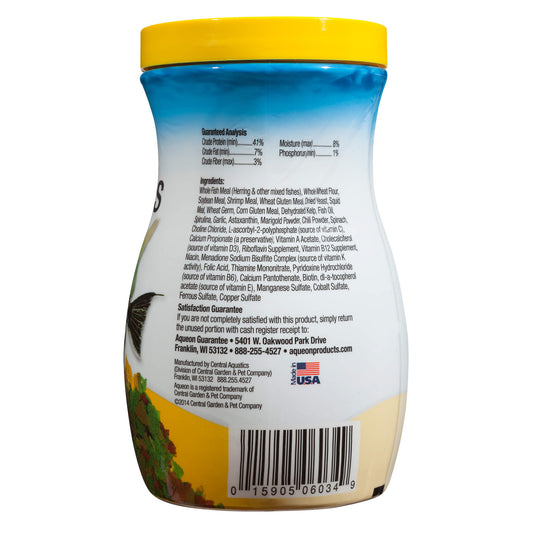 Aqueon Tropical Fish Food Flakes 7.12 ounces – 100106034