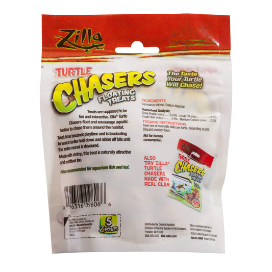 Zilla Turtle Chasers Floating Treats Shrimp 2 ounces 5.125″ x 1.75″ x 6.5″ – 100109606