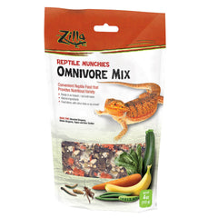 Zilla Reptile Munchies Omnivore 4 ounces 5.875″ x 2.75″ x 9.5″ – 100109625
