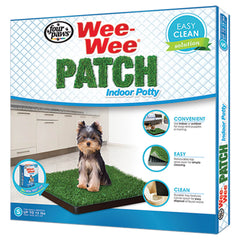 Four Paws Wee-Wee Patch Indoor Potty Small 20″ x 20″ x 1″ – 100203053