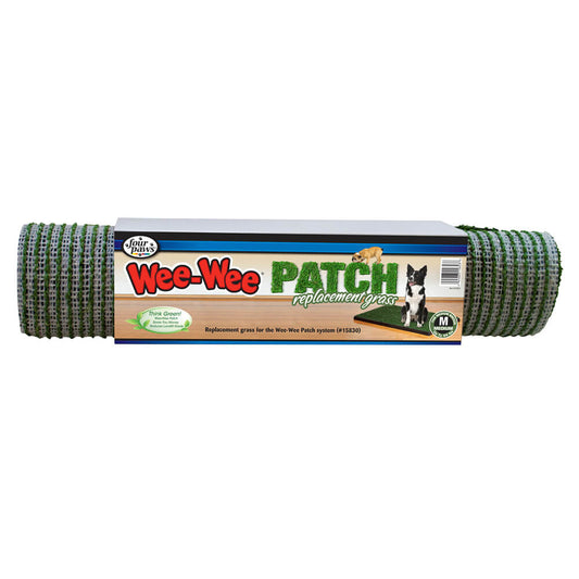 Four Paws Wee-Wee Patch Indoor Potty Replacement Grass Medium 19″ x 19″ x 0.5″ – 100203055