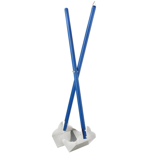 Four Paws Sanitary Pooper Scooper Plain Scoop Blue 5.25″ x 7″ x 33.5″ – 100203157