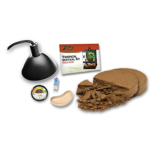 Zilla Tropical Vertical Reptile Cage Kit 12″ x 12″ x 18″ – 100528750