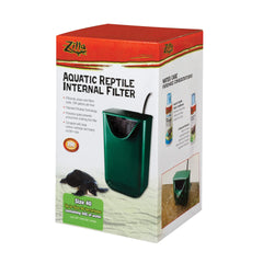 Zilla Aquatic Reptile Internal Filter Size 40 Green 6.5″ x 6″ x 11.25″ – 100528849