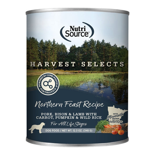 Nutrisource Dog Select Harvest Northern Feast 12.3oz. (Case of 12)