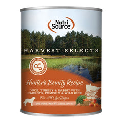 Nutrisource Dog Select Harvest Hunter's Bounty 12.3oz. (Case of 12)