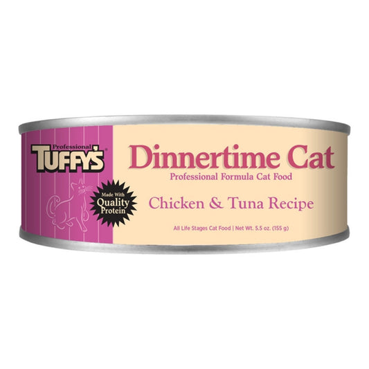 Tuffy's Cat Professional Dinnertime Chicken & Tuna 5.5oz. (Case of 24)