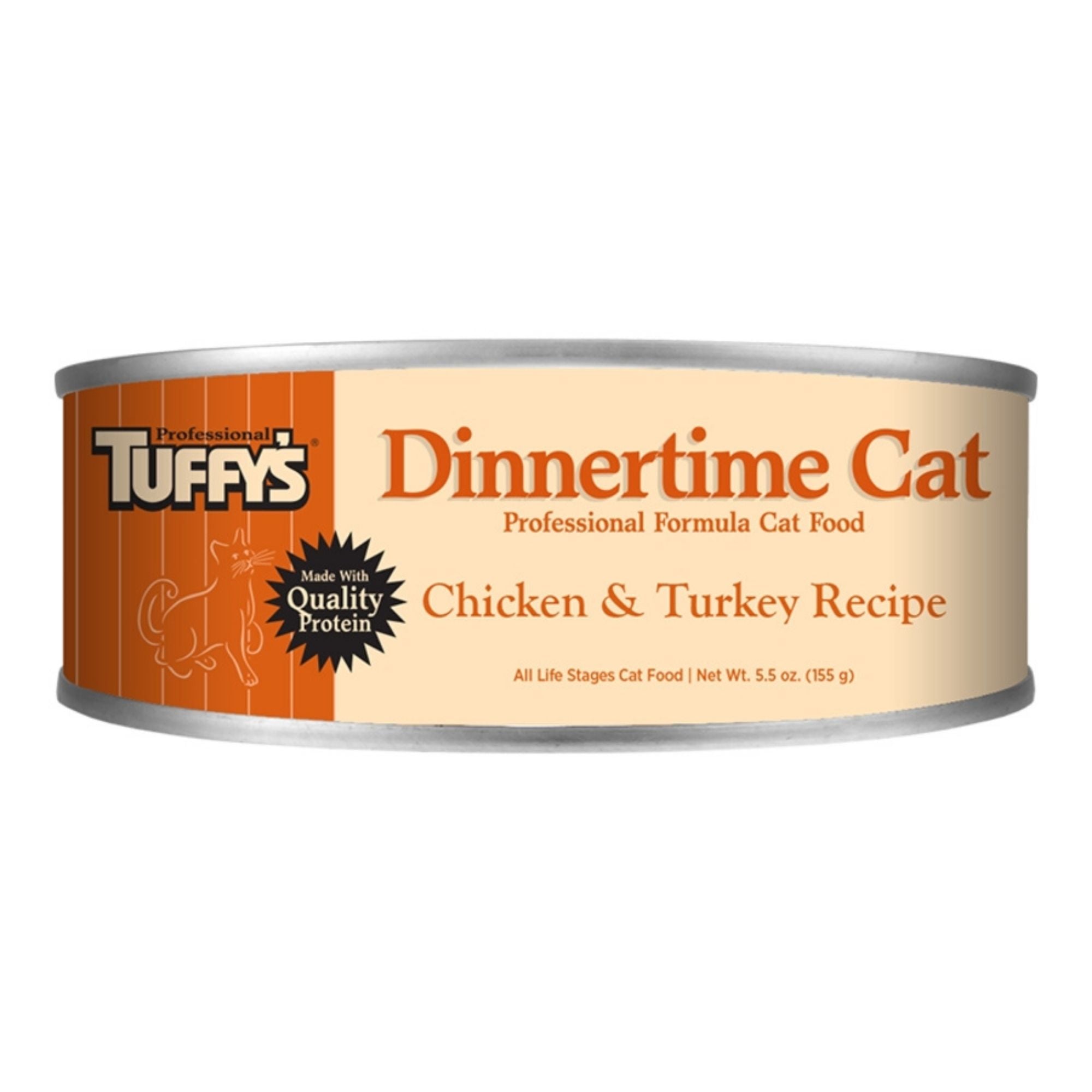 Tuffy's Cat Professional Dinnertime Chicken & Turkey 5.5oz. (Case of 24)