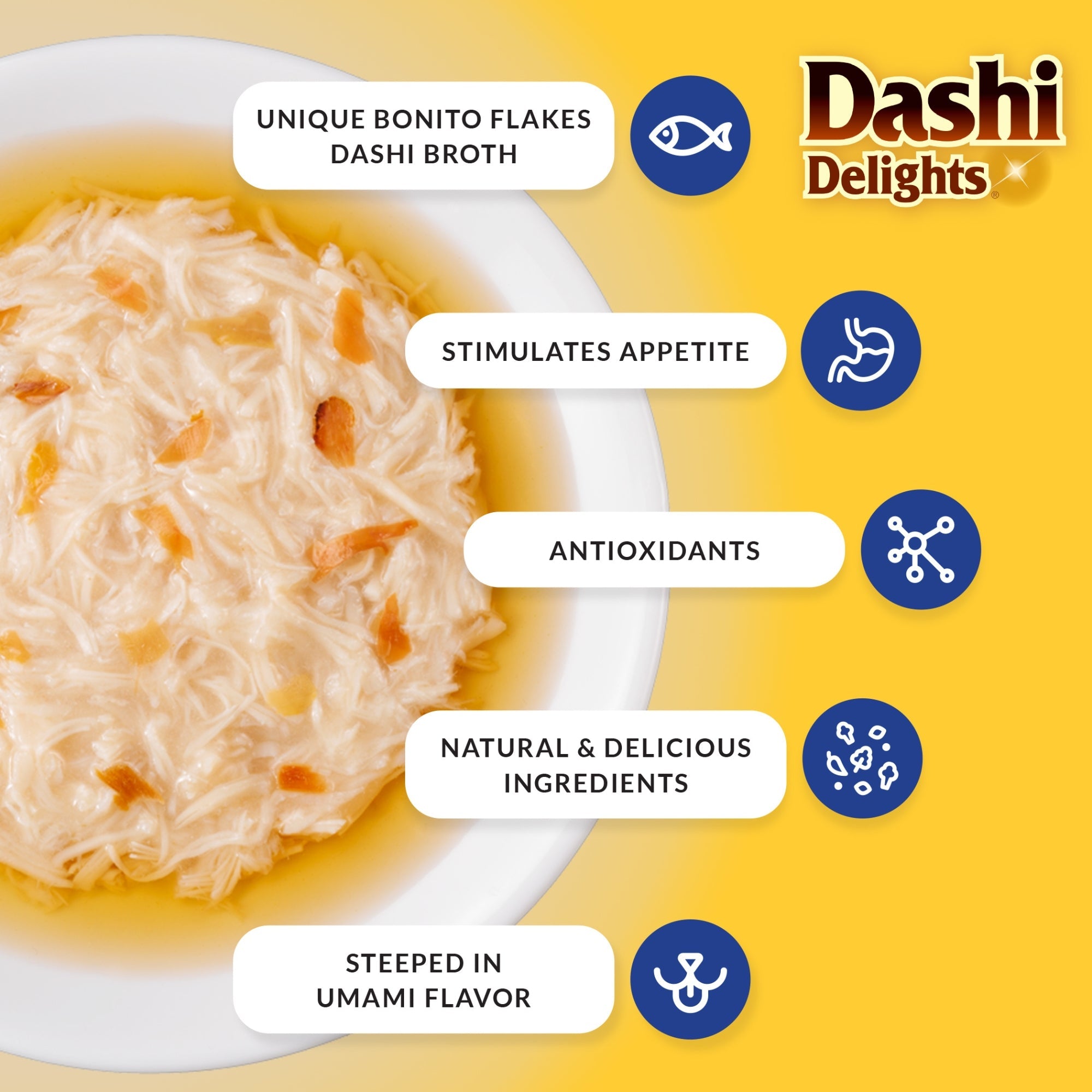 Inaba Dashi Delight 2.5oz. Chicken Scallop (6 count)