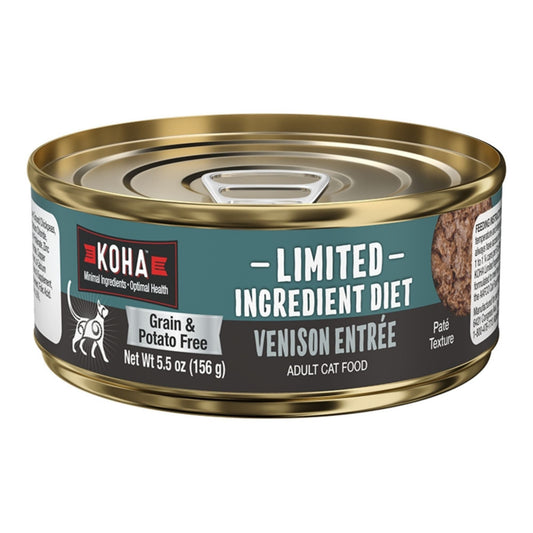 Koha Cat Limited Ingredient Grain Free Venison Pate 5.5oz. (Case of 24)