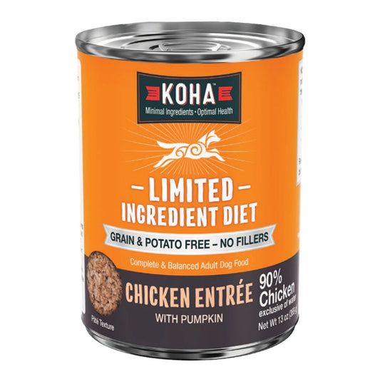 Koha Dog Grain Free Limited Ingredient Chicken 13oz. (Case of 12)