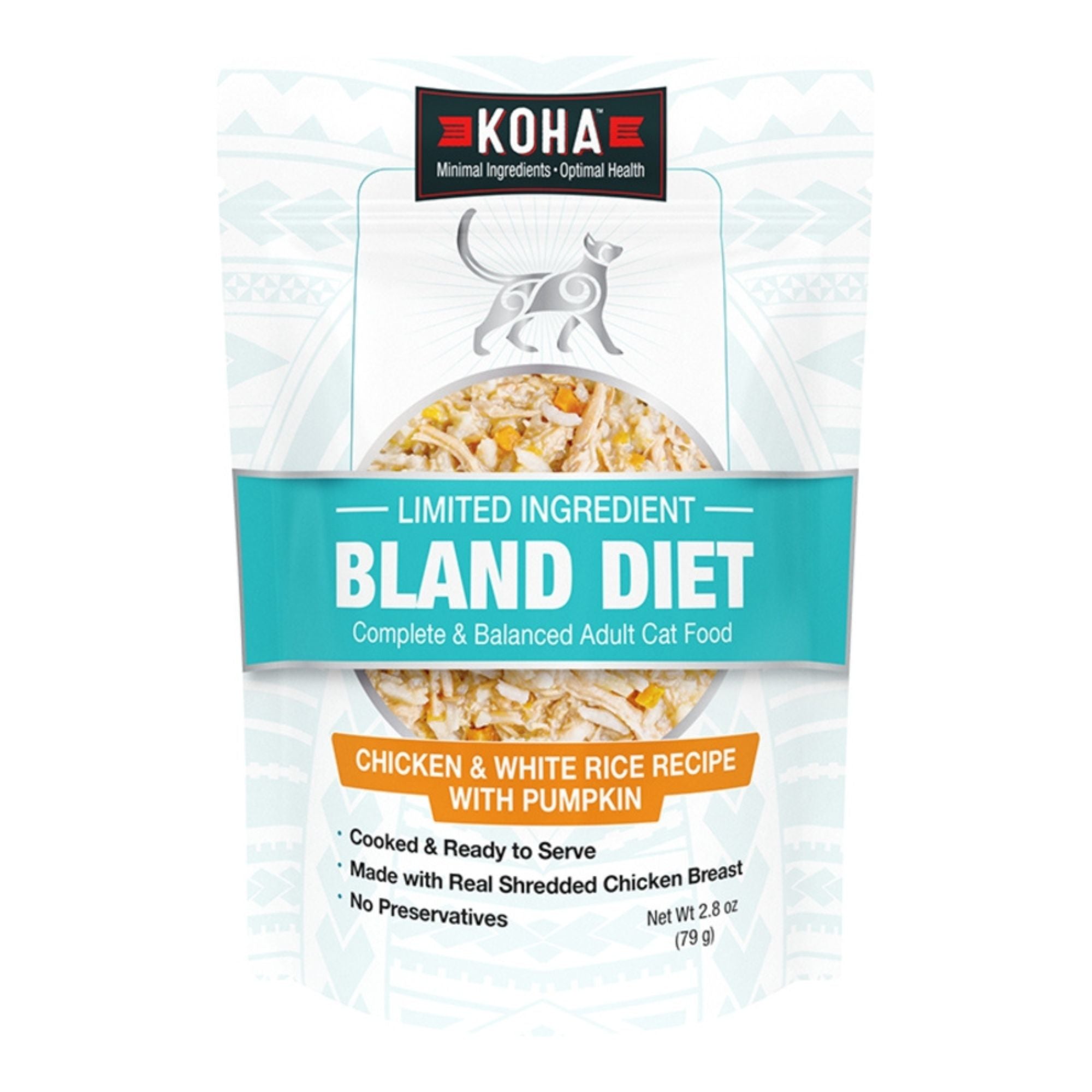 Koha Cat Bland Diet Chicken & Rice 2.8oz. (Case of 24)