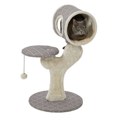 Midwest Feline Nuvo Salvador Cat Furniture Mushroom 22″ x 17.75″ x 30.75″ – 138S-MRD