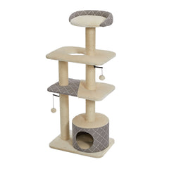 Midwest Feline Nuvo Tower Car Furniture Mushroom 22″ x 15″ x 50.5″ – 138T-MRD