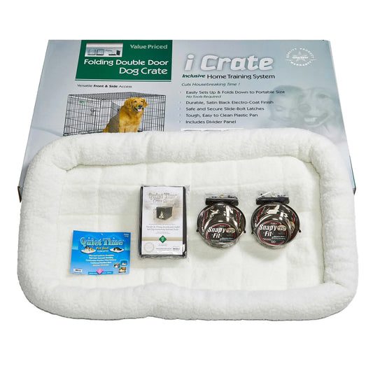 Midwest iCrate Dog Crate Kit Extra Large 42″ x 28″ x 30″ – 1542DD-KIT