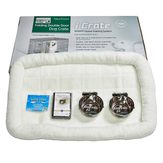 Midwest iCrate Dog Crate Kit Extra Extra Large 48″ x 30″ x 33″ – 1548DD-KIT
