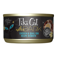 Tiki Cat After Dark Wet Cat Food, Chicken & Quail Egg, 2.8 oz. Cans, 12 Count