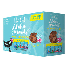 Tiki Cat Aloha Friends Wet Cat Food, Variety Pack, 3 oz. Pouch, 12 Count