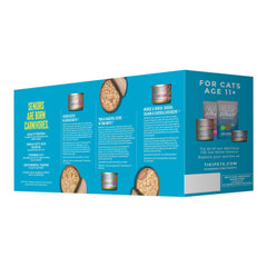 Tiki Cat Silver Wet Cat Food for Seniors, Variety Pack, 2.4 oz. Cans, 12 Count