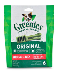 6pk Regular Greenie Mini Treat 6oz