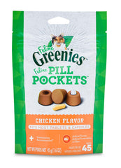 Greenies Pill Pockets-Cat 45ct Flavor: Chicken