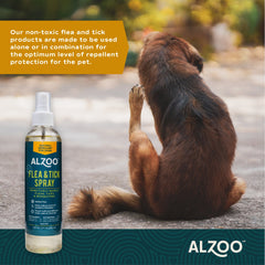 Alzoo Plant Based Flea & Tick Spray 8oz.