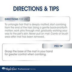 Magic Coat Professional Series Mat Removing Rake