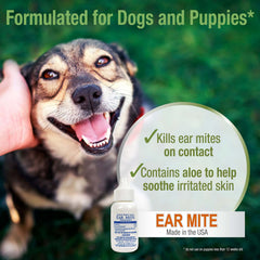 Healthy Promise Aloe Ear Mite Treatment For Dogs, 0.75 Ounce