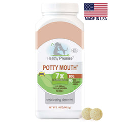 Healthy Promise Potty Mouth Tablets, Coprophagia Stool Eating Deterrent for Dogs (90 Count)