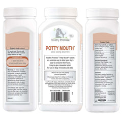 Healthy Promise Potty Mouth Tablets, Coprophagia Stool Eating Deterrent for Dogs (90 Count)
