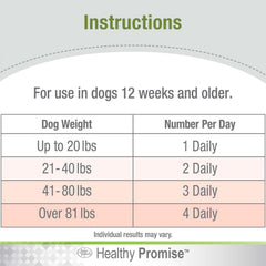 Healthy Promise Skin and Coat Soft Chews for Dogs, Savory Liver (90 Count)