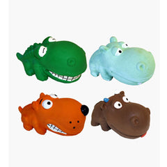 Multipet Latex Animals Dog Toy Assorted 3 in