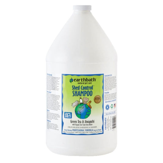 Earthbath Dog Shed Control Shampoo - Green Tea & Awapuhi 1 Gallon