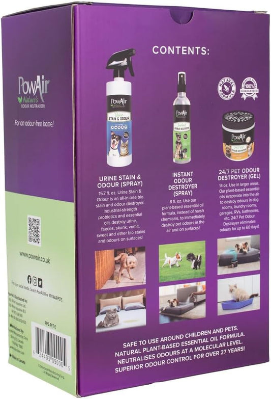 PowAir Pet Stain & Odor Destroyer Kit