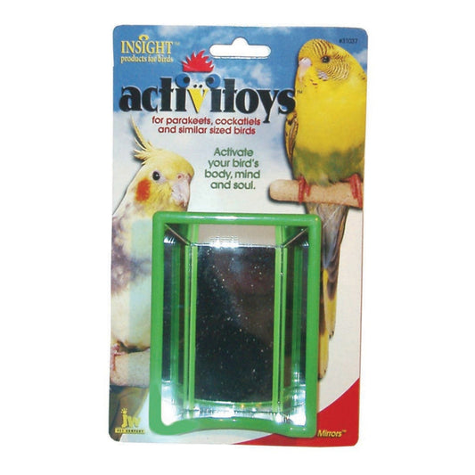 JW Pet ActiviToy Hall of Mirrors Bird Toy Assorted 1ea/One Size
