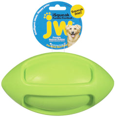 JW iSqueak Funble Football Dog Toy Large