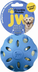 JW Crackle Heads Crackle Ball Dog Toy Large