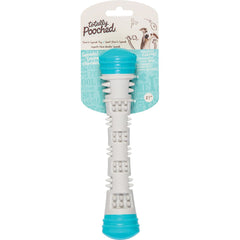 Messy Mutts Totally Dog Chew N Squeak Stick Grey Teal Small
