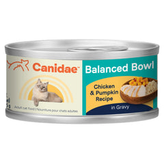 CANIDAE Balanced Bowl Canned Cat Food Chicken Pumpkin, 24ea/3 oz