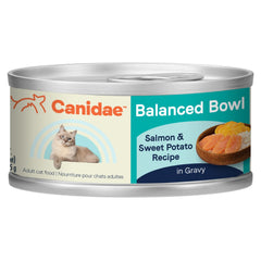 CANIDAE Balanced Bowl Canned Cat Food Salmon Sweet Potato, 24ea/3 oz