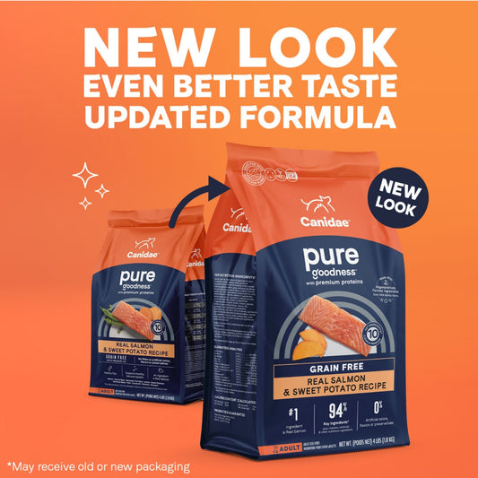 Pure Grain Free Dog Food Salmon/Sweet Potato 22 Lb