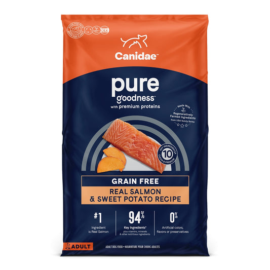 Pure Grain Free Dog Food Salmon/Sweet Potato 22 Lb
