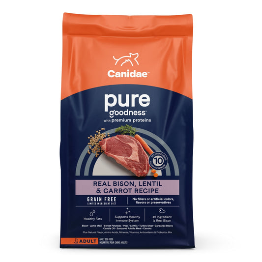 Pure Grain Free Dog Food Fresh Bison 21 Lb