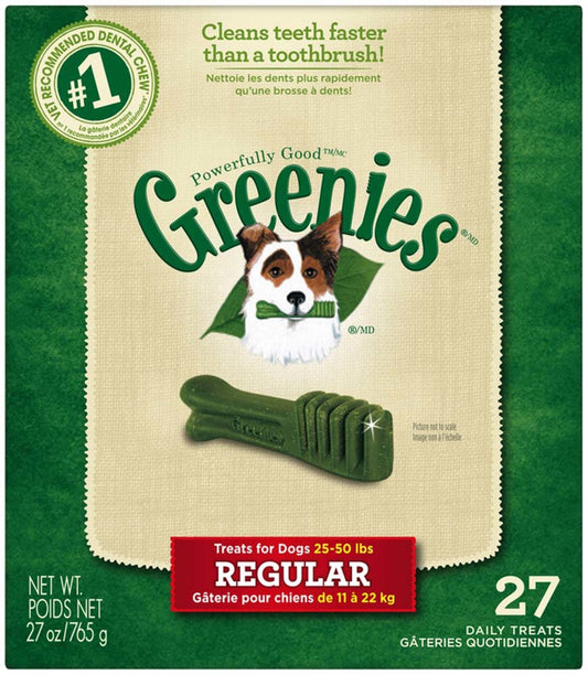 Greenies Dog Dental Treats Regular, Original, 1ea/27 oz, 27 ct