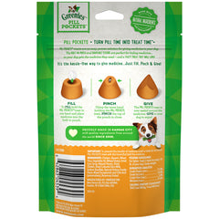 GREENIES PILL POCKETS Treats Chicken Flavor Tablet Size 3.2oz