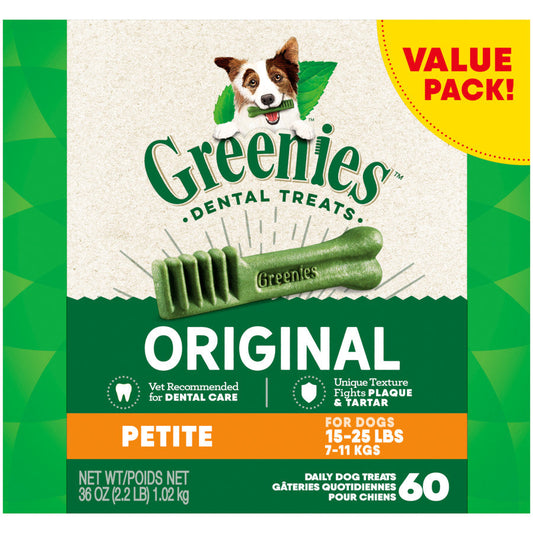 GREENIES Original Dental Treats Petite 36oz