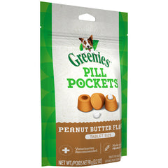 GREENIES PILL POCKETS Treats Peanut Butter Flavor Tablet Size 3.2oz