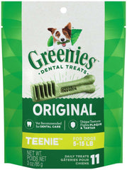 Greenies Original Dog Dental Treat 3 Oz, 11 Ct, Teenie