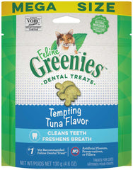 Greenies Feline Adult Cat Dental Treats Tempting Tuna, 1ea/4.6 oz
